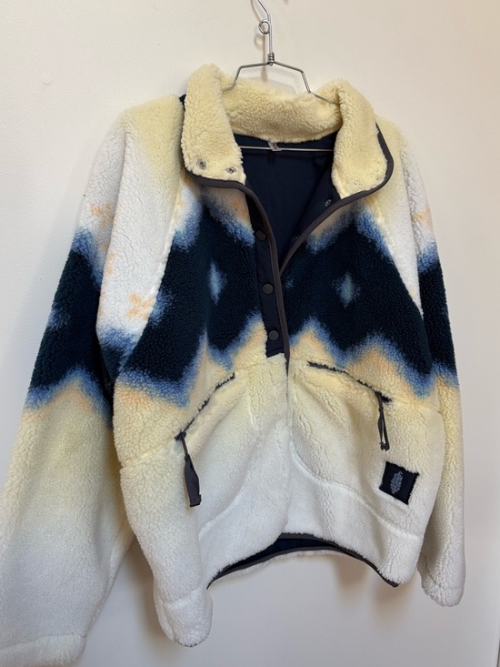 NWOT Free People FP Movement Hit The Slopes Fleece Printed Jacket Size Large - Picture 3 of 13